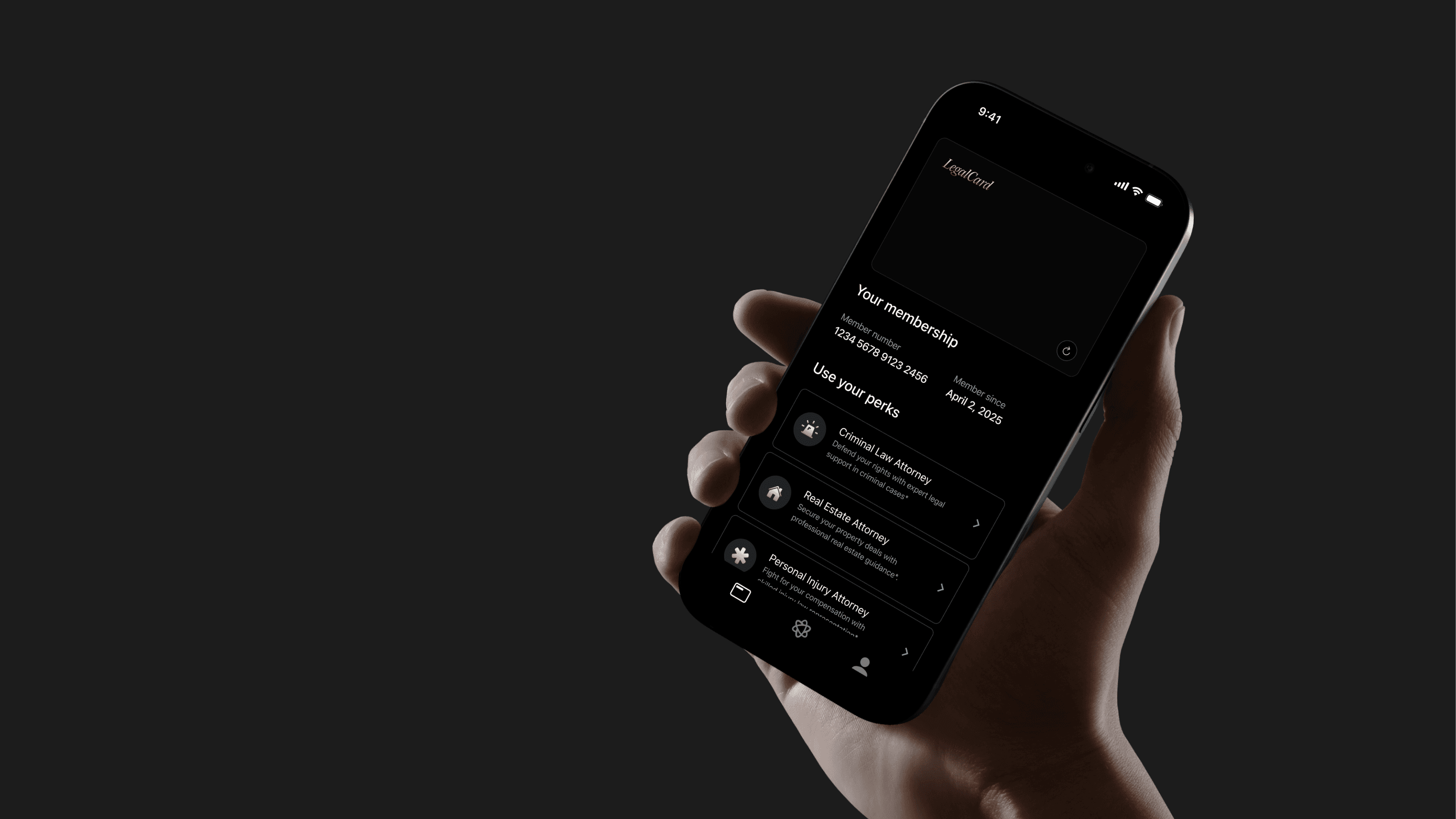 LegalCard Greek Life Legal Referral Platform