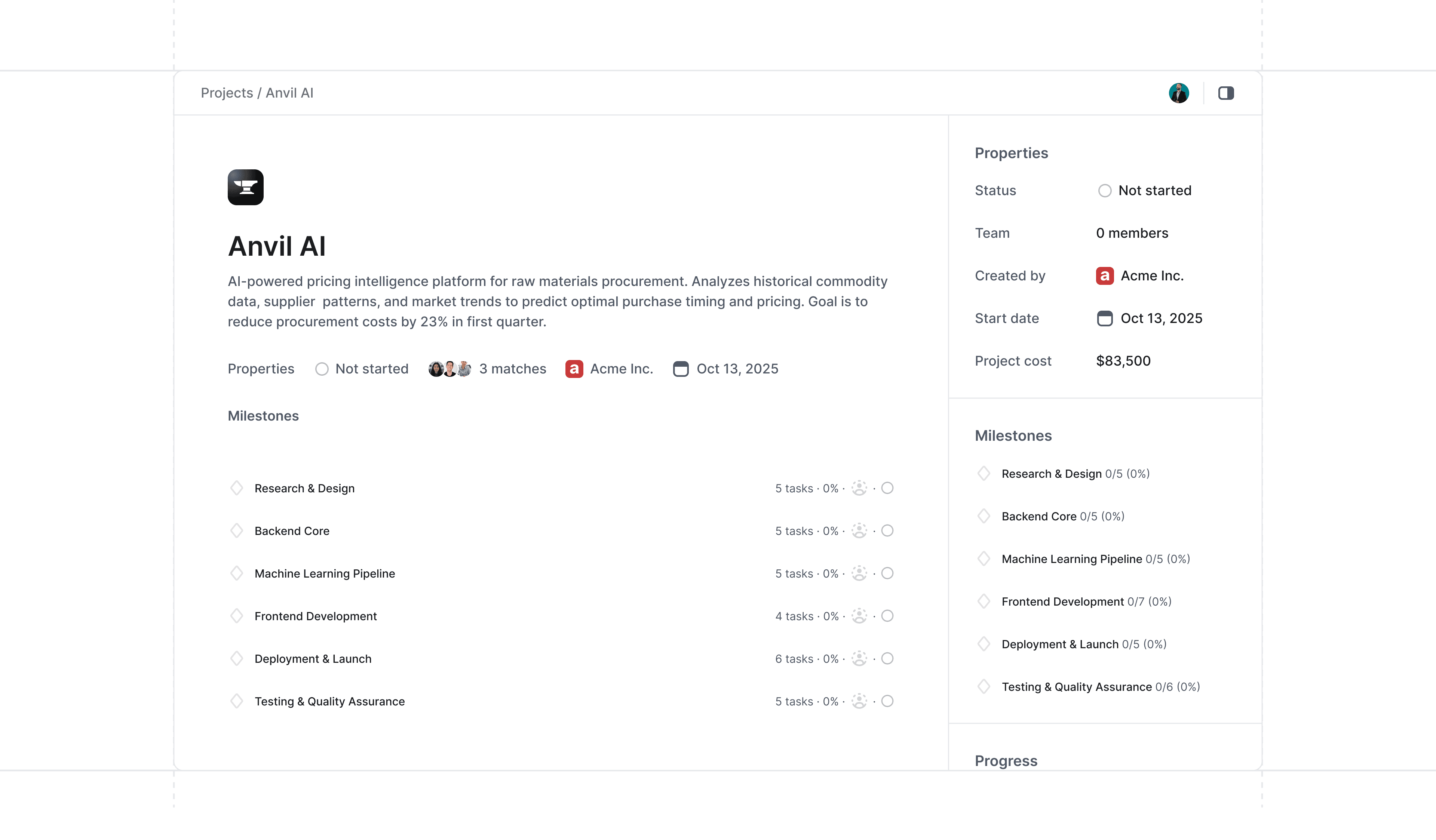 Get detailed estimate